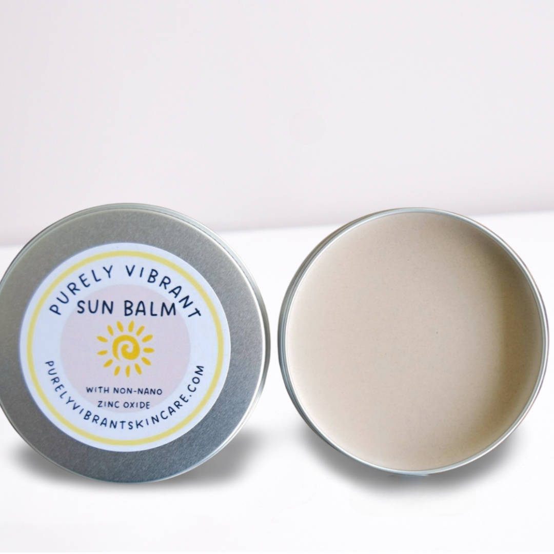 SUN BALM - Made with tallow and non-nano zinc oxide, provides optimal sun protection.