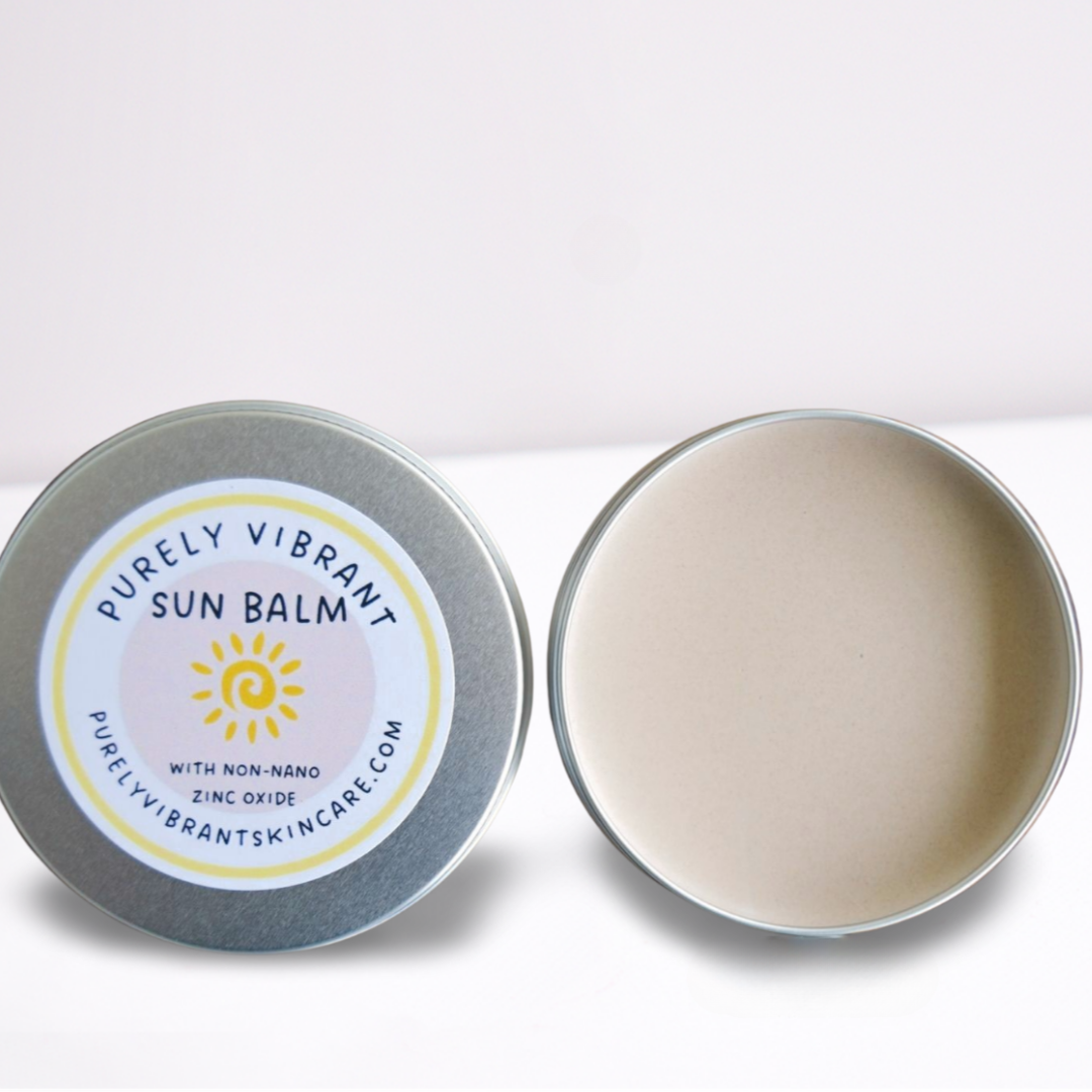 SUN BALM -  Made with tallow and non-nano zinc oxide, provides optimal sun protection.